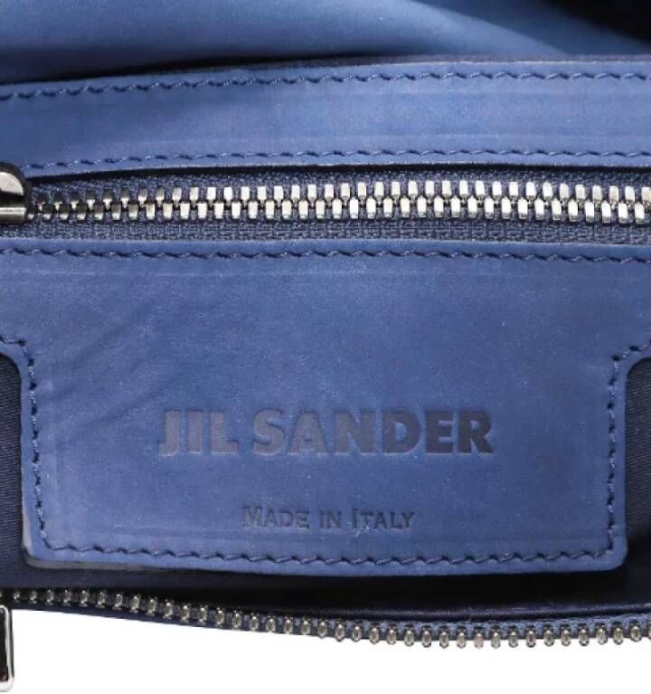 Jil Sander Pre-owned Leather handbags Blue Dames