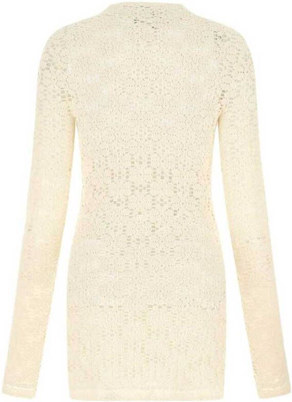 Jil Sander Round-neck Knitwear Wit Dames