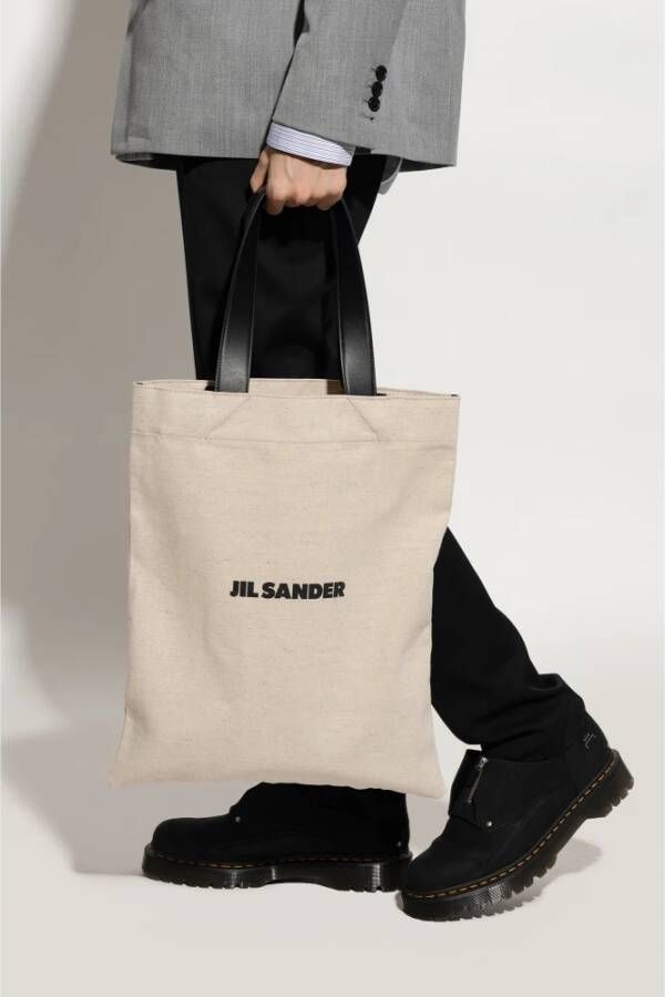 Jil Sander Shopper tas Beige Heren