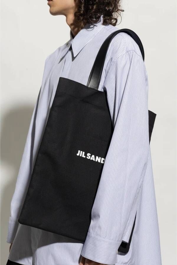 Jil Sander Shopper tas Zwart Heren