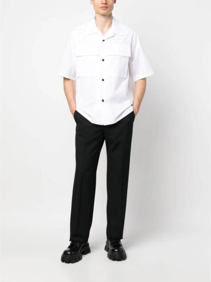 Jil Sander Short Sleeve Shirts Wit Heren