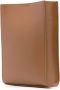 Jil Sander Bruine Leren Crossbody Tas Brown Dames - Thumbnail 2
