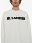 Jil Sander Witte Ribgebreide Crewneck T-shirts en Polos White - Thumbnail 6
