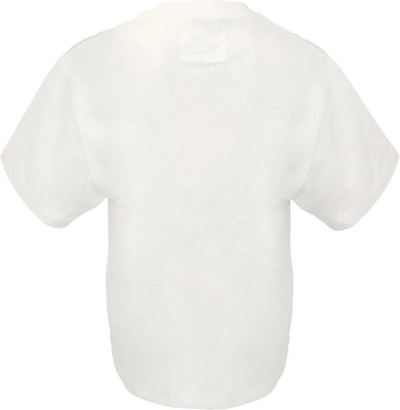 Jil Sander Tijdloos minimalistisch T-shirt in crème Meerkleurig Heren