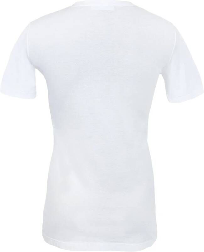 Jil Sander Wit Dames T-shirt Stijlvol en eenvoudig Wit Dames
