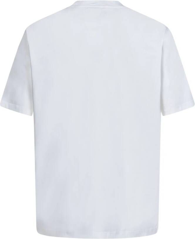 Jil Sander Heren Crewneck T-Shirt Klassiek Wit Heren