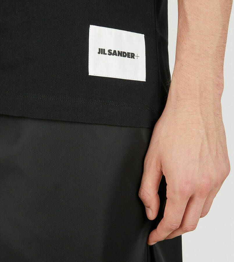 Jil Sander Luxe Logo Print T-Shirt Set Zwart Heren