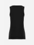 Jil Sander Mouwloze Top Zwart Dames - Thumbnail 2