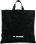 Jil Sander Logo-print Tote Bag voor Heren Zwart Heren - Thumbnail 2