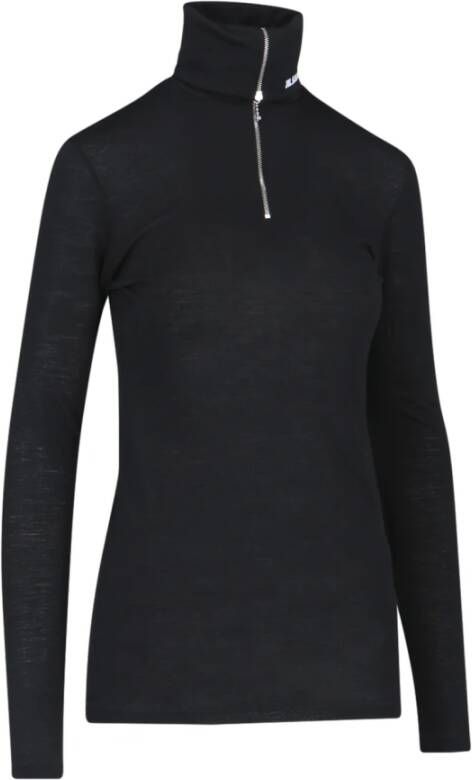 Jil Sander Turtlenecks Zwart Dames