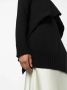 Jil Sander Zwarte geribbelde trui met afneembare panelen Zwart Dames - Thumbnail 2
