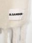 Jil Sander Luxe Mohair Blend Winter Sjaal White Dames - Thumbnail 2