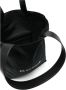 Jil Sander Zwarte canvas tote tas met leren handvatten Black - Thumbnail 3