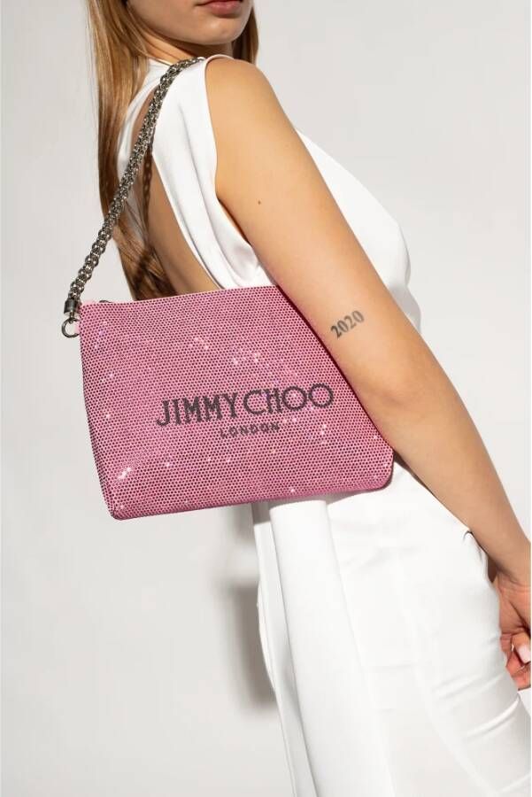 Jimmy Choo Callie schoudertas Roze Dames