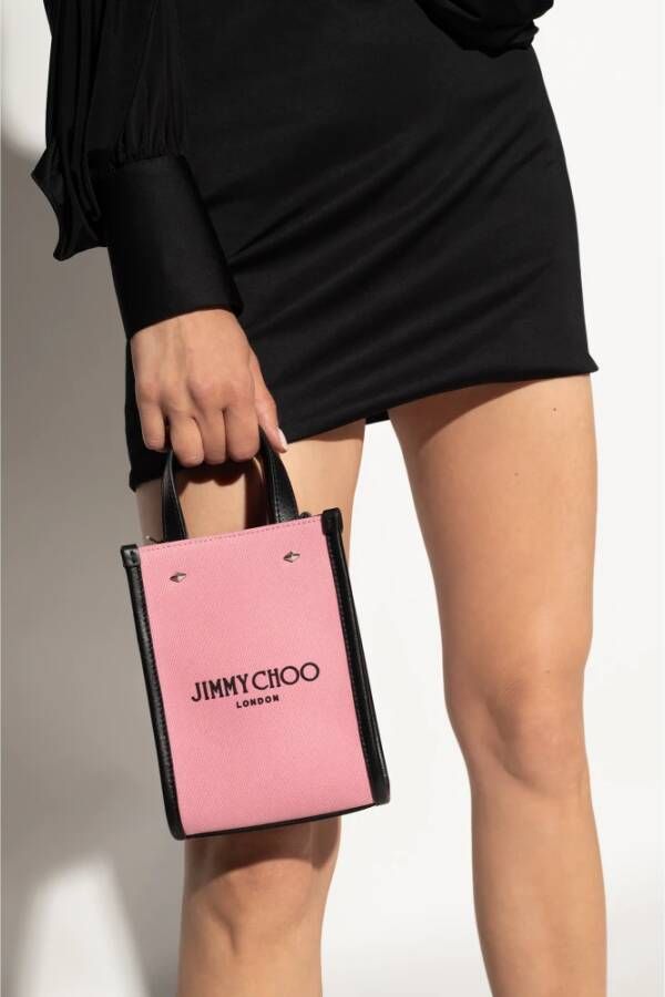 Jimmy Choo N S Mini shopper tas Roze Dames
