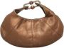 Jimmy Choo Pre-owned Leather handbags Bruin Dames - Thumbnail 2