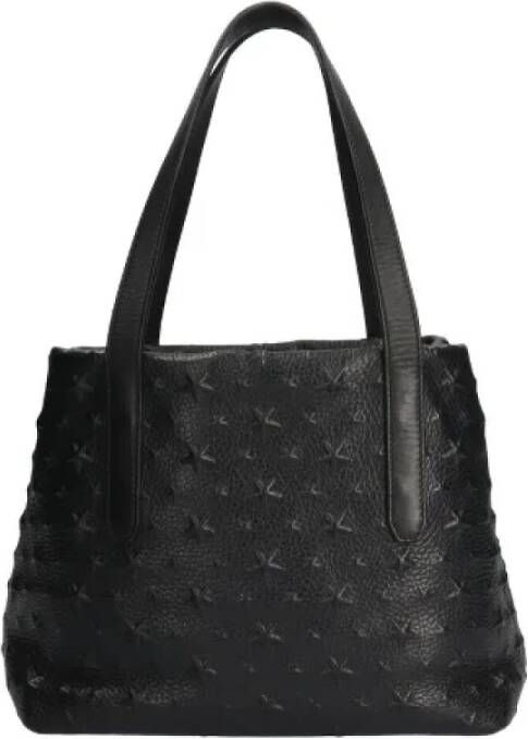 Jimmy Choo Pre-owned Leather totes Zwart Dames