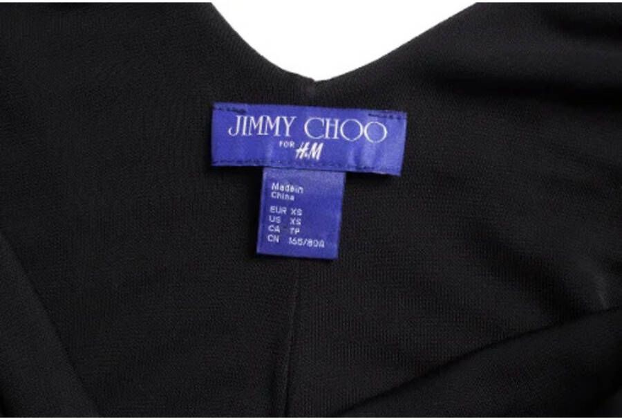 Jimmy Choo Pre-owned Voldoende stoffenjurken Zwart Dames