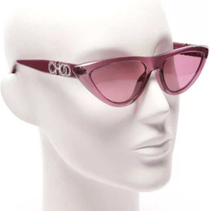 Jimmy Choo Pre-owned Pre-owned Plastic sunglasses Roze Dames