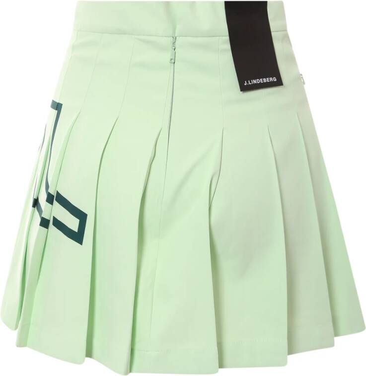 J.LINDEBERG Groene Rok met Knoop- en Ritssluiting Groen Dames