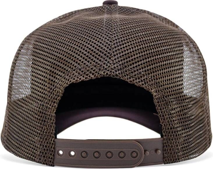 John Hatter Ademende Mesh Baseballpet Bruin Unisex