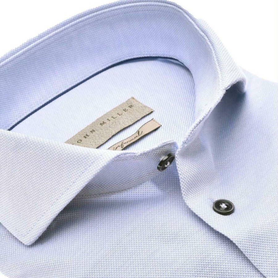 John Miller Overhemd Blauw Heren