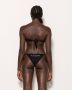 John Richmond Bandeau Bikini Set met Contrastlogo Zwart Dames - Thumbnail 2
