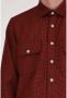John Richmond Noriko Overhemd met Voorknoopsluiting en Borstzakken Red Heren - Thumbnail 4