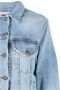 John Richmond Denimjack met logo op de achterkant Blauw Dames - Thumbnail 2
