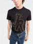 John Richmond Logo Applique Katoenen T-shirt Black Heren - Thumbnail 3