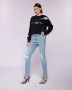 John Richmond Gescheurde Skinny Jeans Blauw Dames - Thumbnail 2