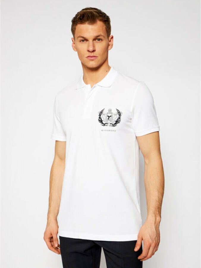 John Richmond Polo ump21091po Wit Heren