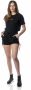 John Richmond Logo Gang Contrast Shorts met Logo Banden en Contrast Veters Black Dames - Thumbnail 2