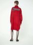 John Richmond Shirt Effect -jas en geborduurd logo Rood Dames - Thumbnail 4