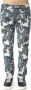 John Richmond Bedrukte Tie Dye Rechte Jeans Blauw Heren - Thumbnail 2