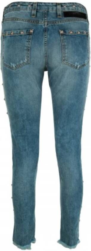 John Richmond Stijlvolle Slim-fit Jeans Blauw Dames