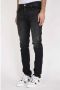 John Richmond Zwarte Slim-Fit Jeans met Vervaagd Effect en Spetter Detail Black Heren - Thumbnail 7