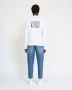 John Richmond Sweatshirt met contrastlogo en grafische print White Heren - Thumbnail 2