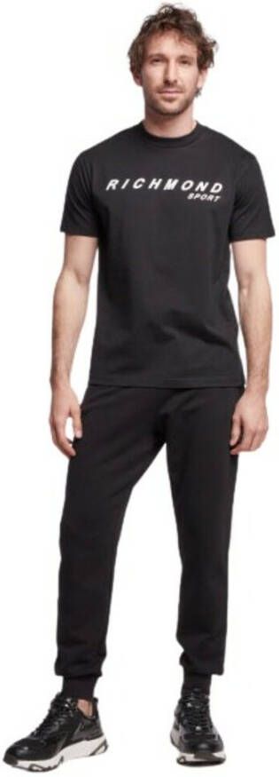 John Richmond T-shirt Ump22129Ts Zwart Heren