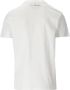 John Richmond Logo Korte Mouw Katoenen T-Shirt White Heren - Thumbnail 3