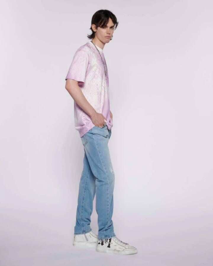 John Richmond T-Shirts Paars Heren
