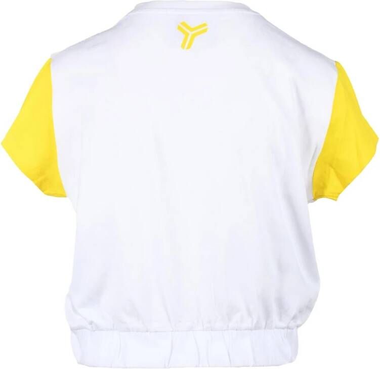 John Richmond Sportieve Witte Katoenen T-Shirt voor Dames Wit Dames