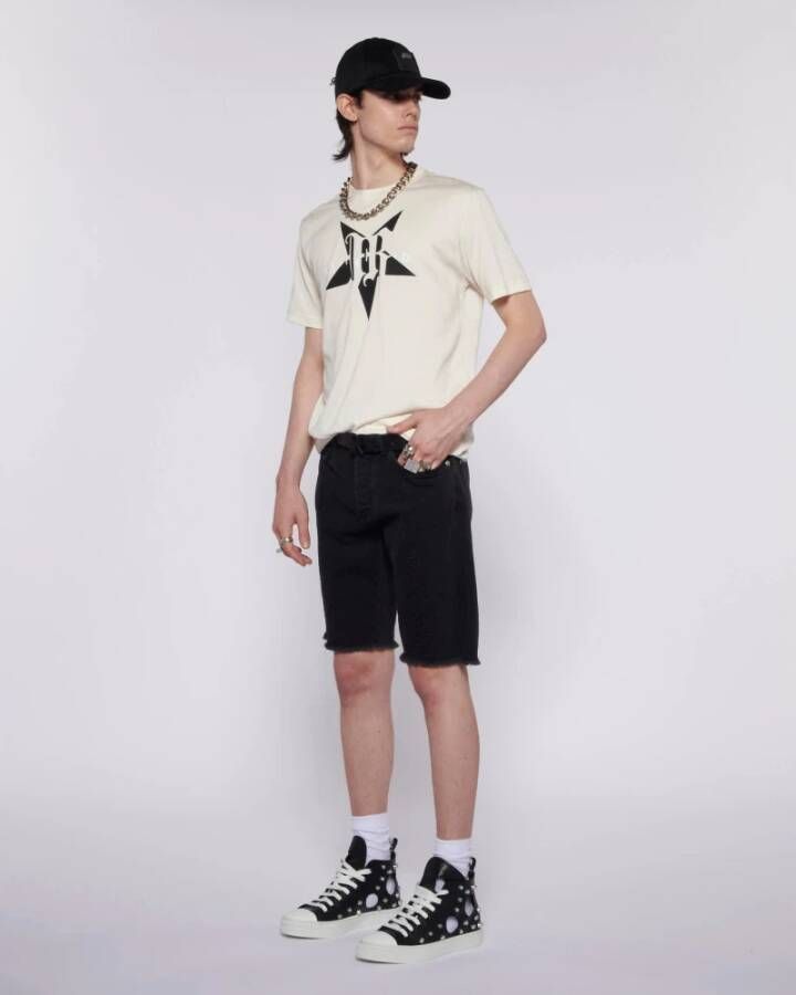 John Richmond Stella Logo T-Shirt Wit Heren