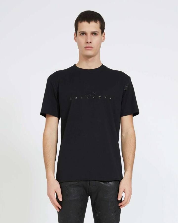 John Richmond Logo T-Shirt Casual Garderobe Essential Zwart Heren