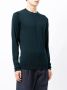 John Smedley Groene wollen trui met ronde hals Groen Heren - Thumbnail 2