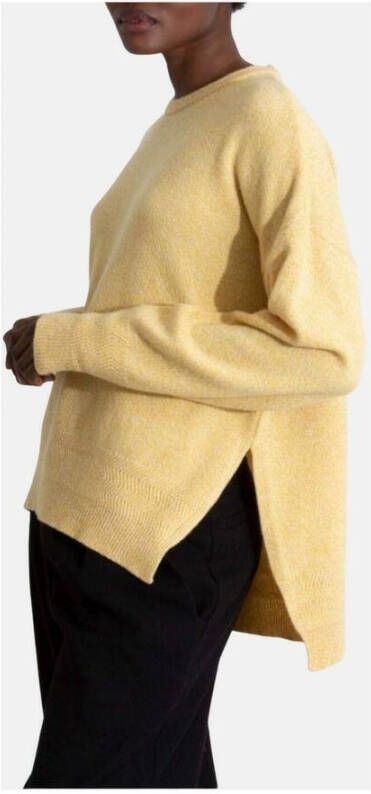 John Smedley Round-neck Knitwear Geel Dames