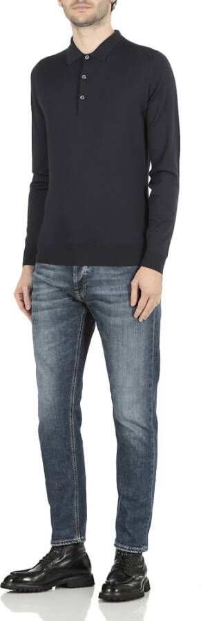 John Smedley Trui Zwart Heren