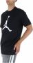 Jordan Zwart Print T-shirt voor Mannen Zwart Heren - Thumbnail 3