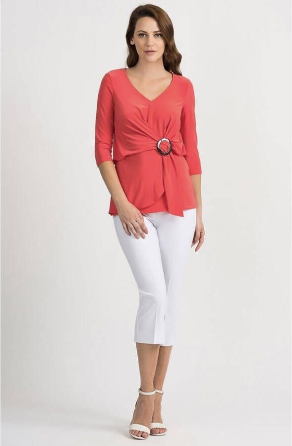Joseph Ribkoff 201-299 3630 Top Stijlvol Model Rood Dames