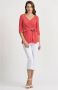 Joseph Ribkoff 201-299 3630 Top Stijlvol Model Rood Dames - Thumbnail 2